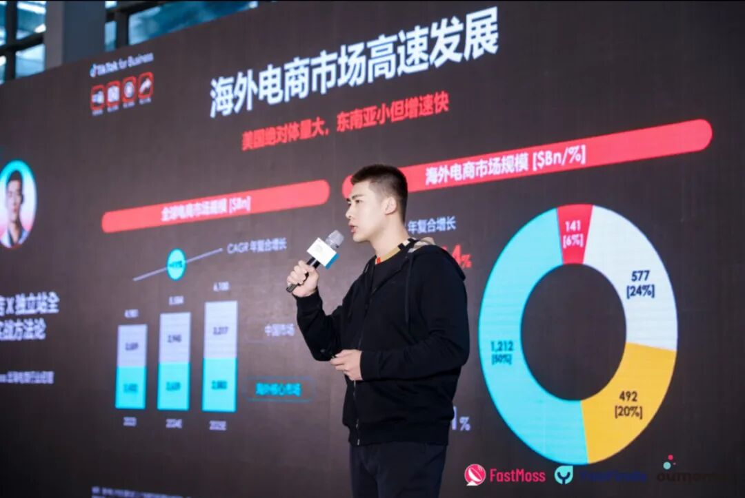 FastMoss展会挤爆了！首日到场超3.2w人！200+顶级达人现场选品，多渠道曝光100w+，明日更精彩