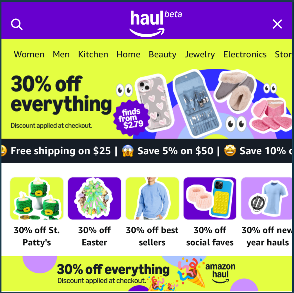 当60%订单来自非美站点：Haul正在改写的不只是低价规则