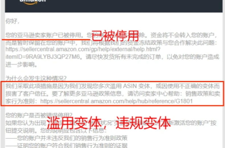 亚马逊突发封号潮！违规变体一夜被拆，账号资金双双冻结