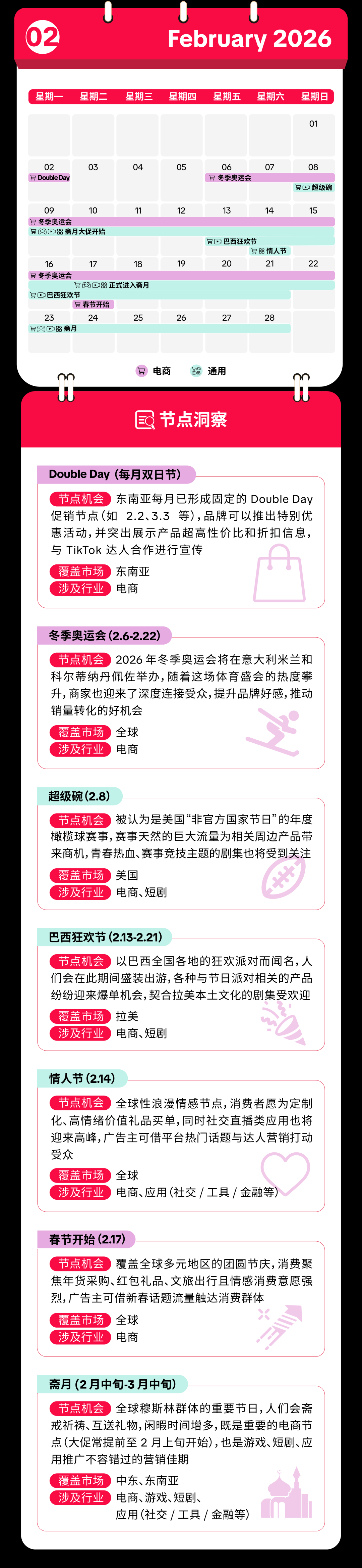 TikTok 2026出海营销日历抢先看！各行业节点商机尽在掌握