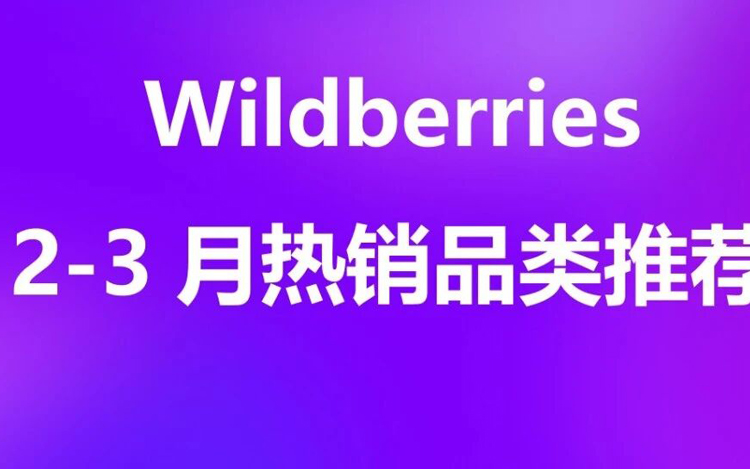 2–3月Wildberries热销品类推荐——节日叠加换季需求，消费动能持续升温！