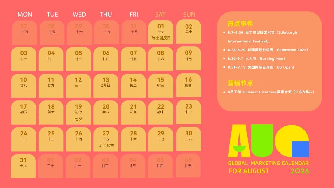 Mad独家|【2026年出海营销日历】请查收!轻松助您策马全球 16 Mad独家|【2026年出海营销日历】请查收!轻松助您策马全球