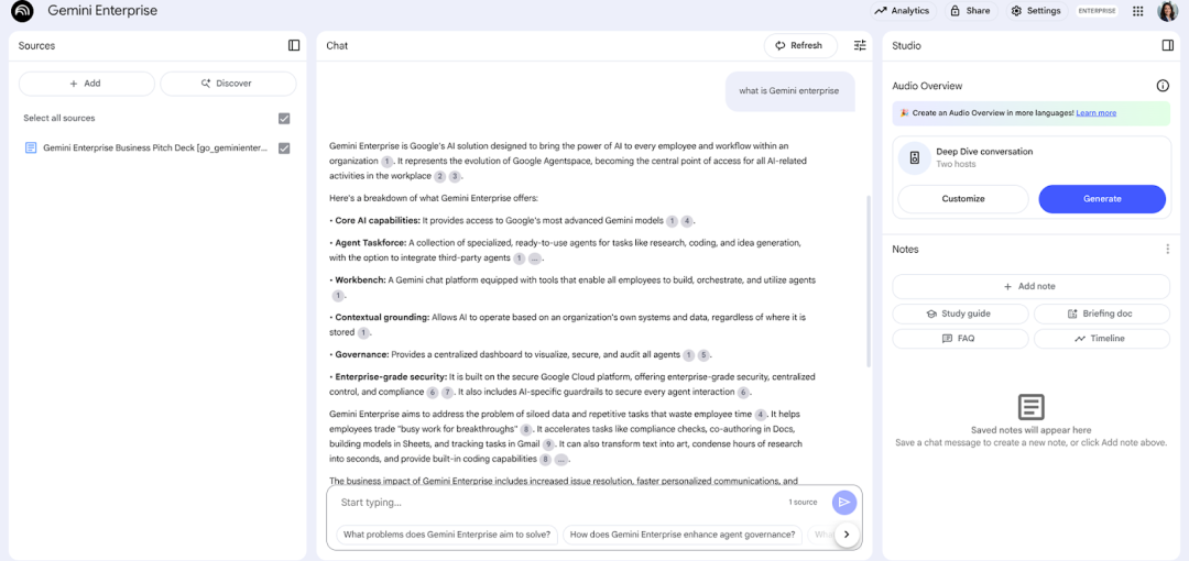 30 天免费试用 Gemini Enterprise：企业如何让 AI 真正进入业务流程？