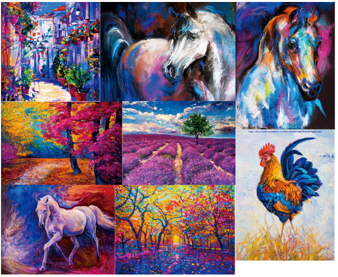 2026-cv-2191，这些色彩鲜明的作品不能用！艺术家INikolov发案！