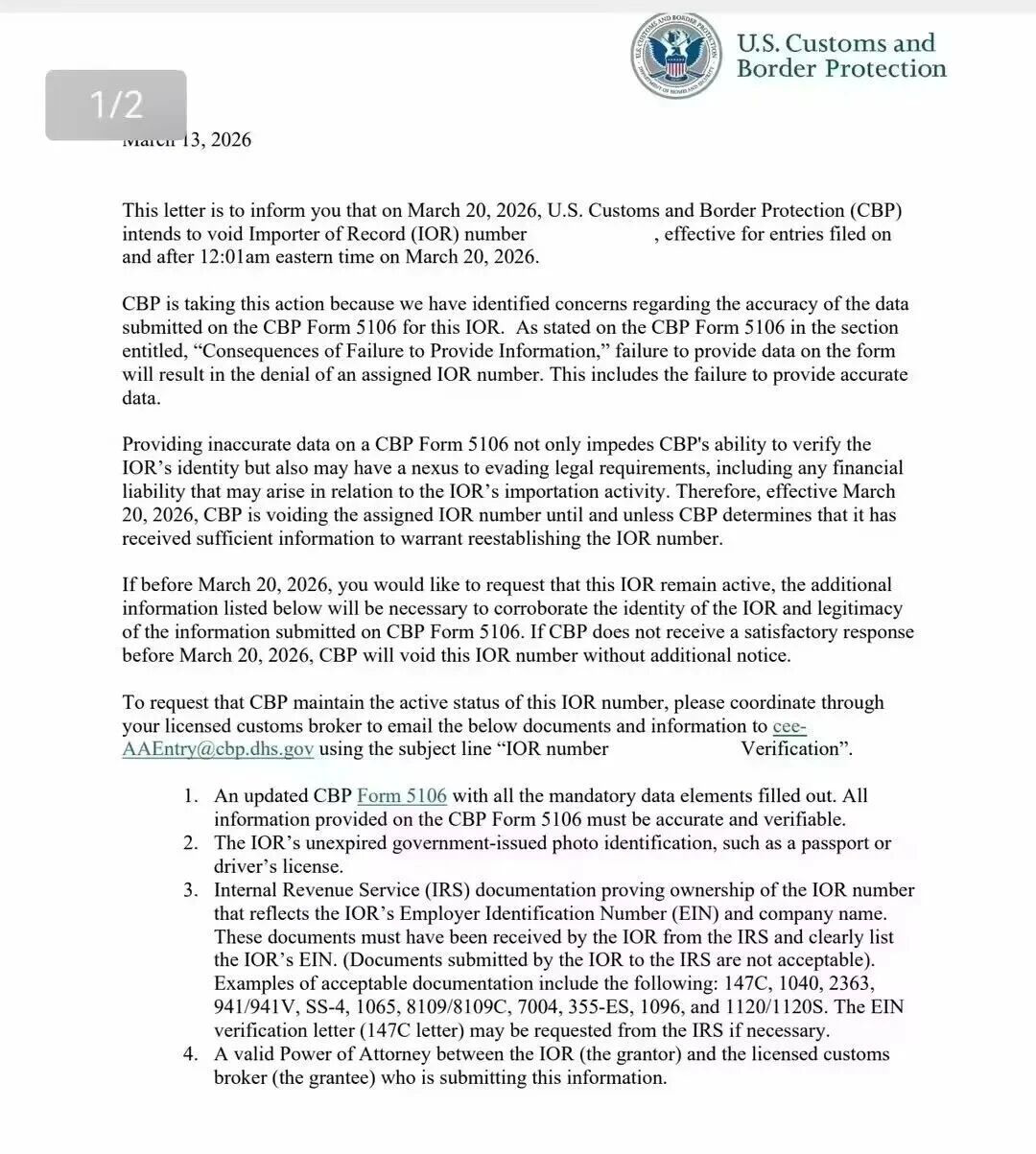 美国海关重拳出击：IOR新规与Bond合规