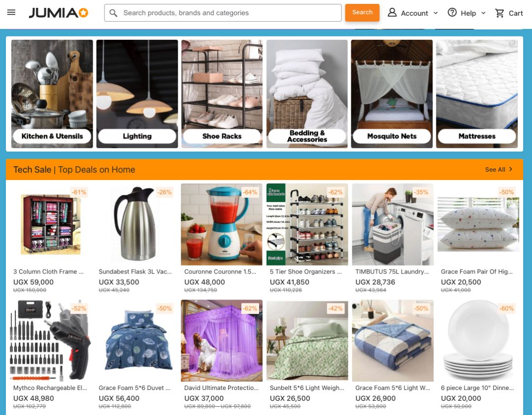 Jumia乌干达站点重磅福利来袭，抓住黄金窗口期！