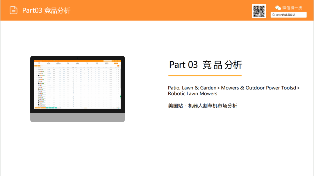 亚马逊选品日记第24期：机器人割草机市场调研报告