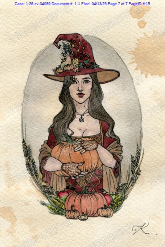 2026-cv-04089，复古女巫版权图维权，33家被告名单已公开！