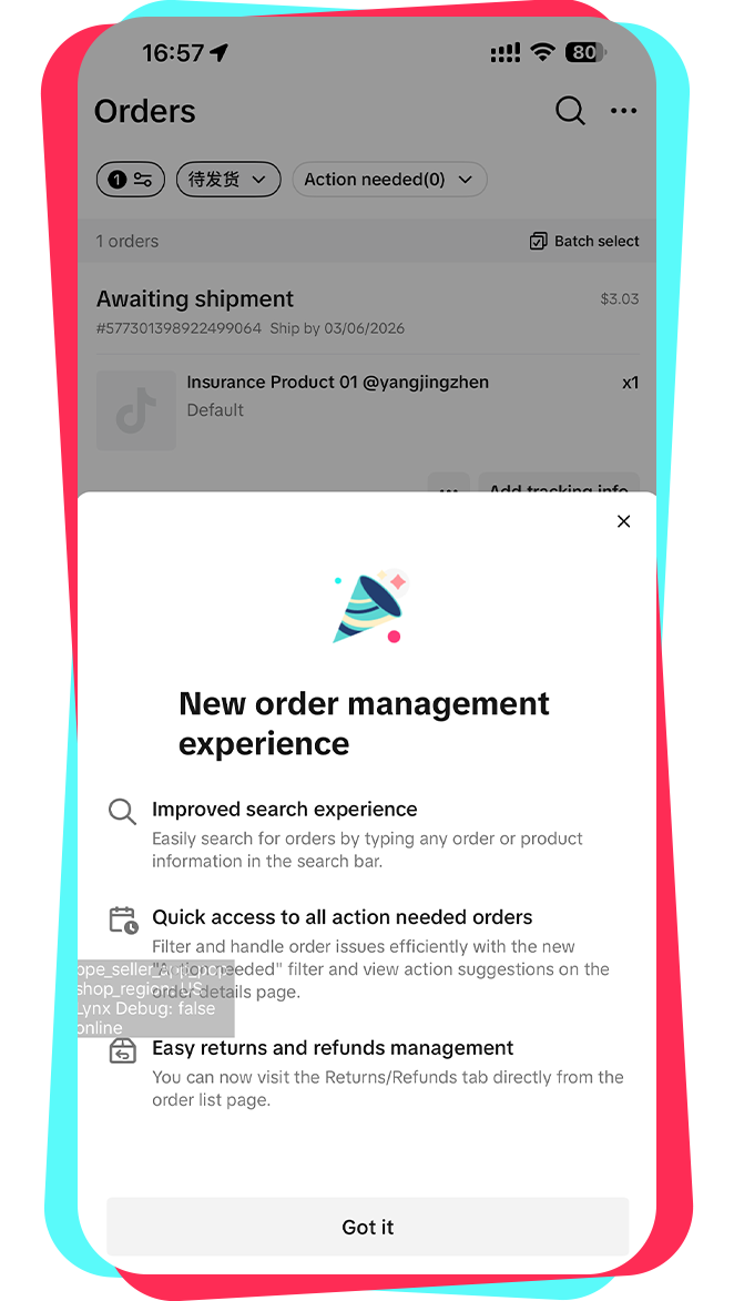 TikTok Shop「跨境POP商家中心APP」重磅上线！掌上管店，生意增长不打烊