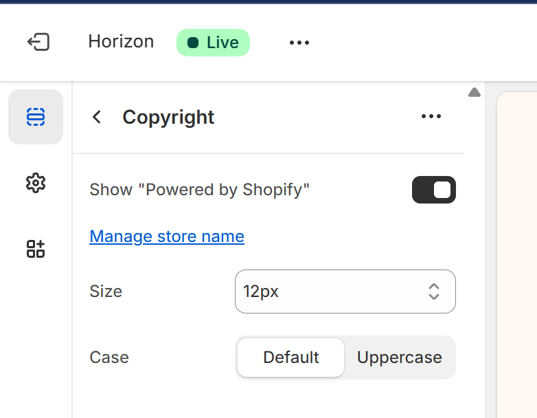 如何移除 Shopify 页脚 “Powered by Shopify”
