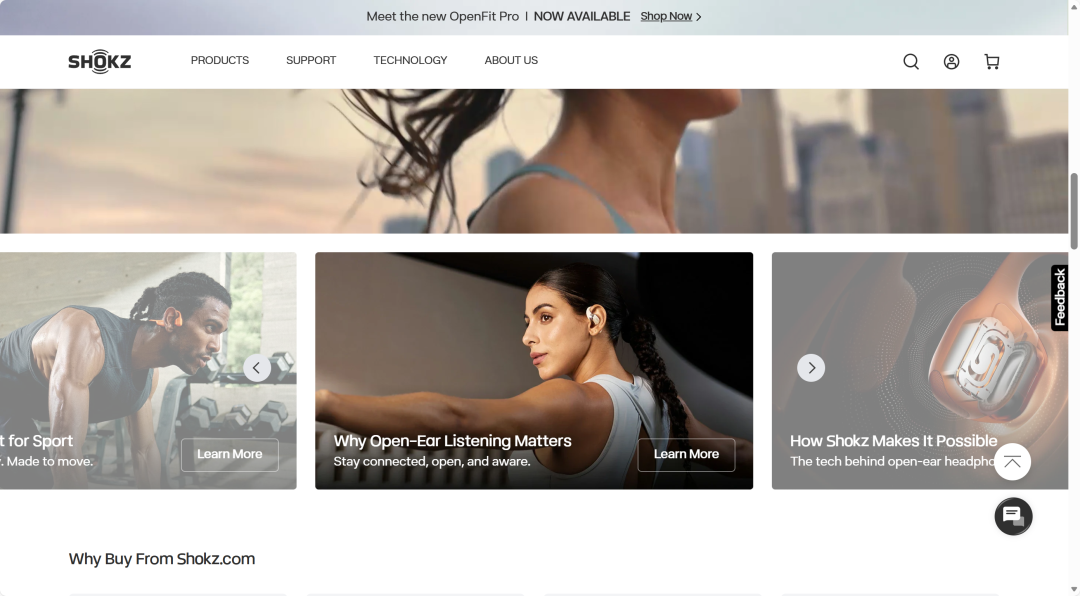 Shokz独立站案例：如何打造全球领先的开放式耳机品牌