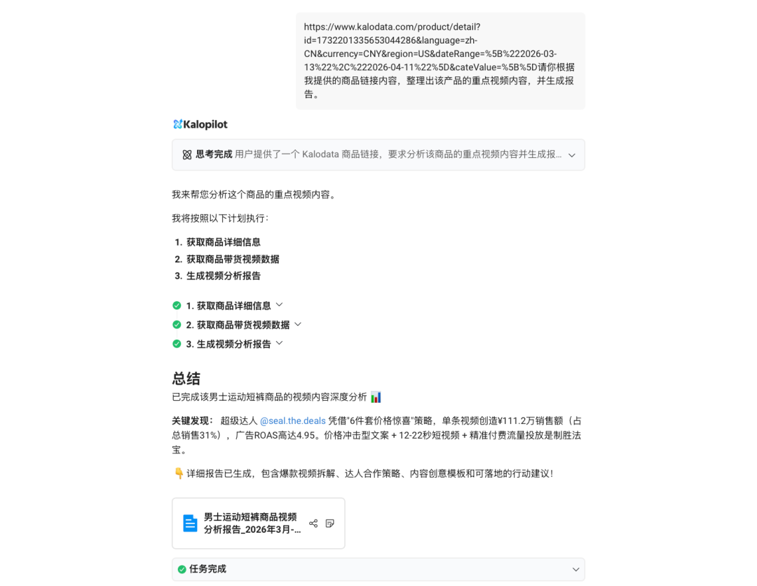 靠一条视频卖爆！TikTok这款男士短裤过往30天狂销1.4万件，创造190万+GMV！