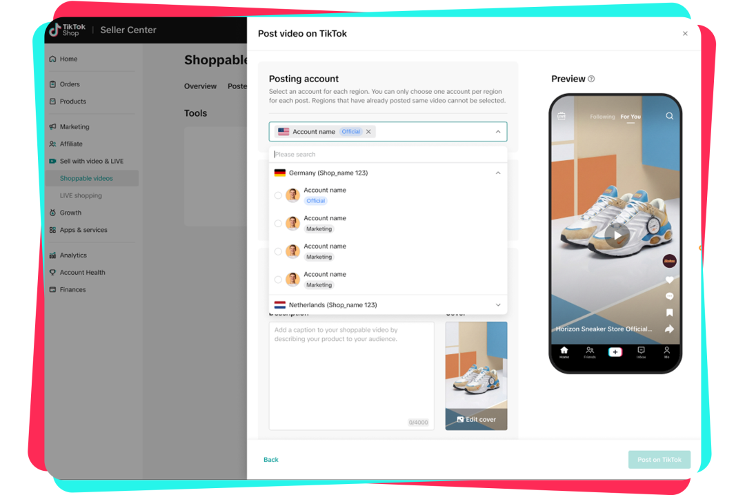 TikTok Shop「一商卖全球」产品重磅升级：内容全球分发、跨店一键铺品