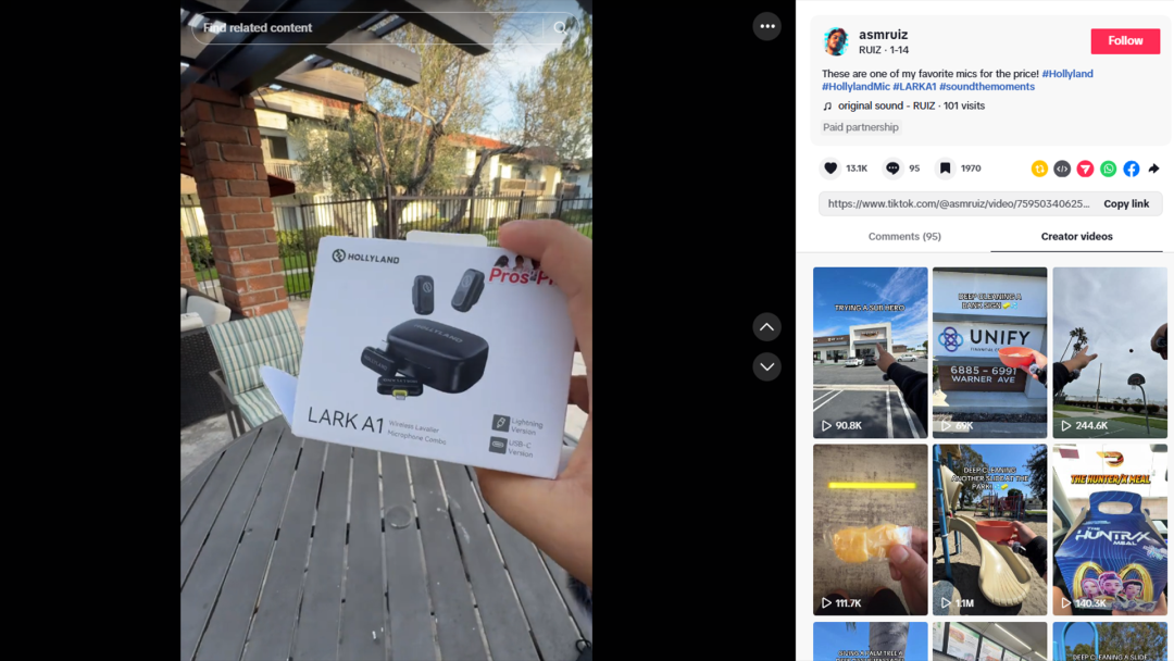 海外红人营销|华强北起家！它不卷价格做到TikTok麦克风销量第一！