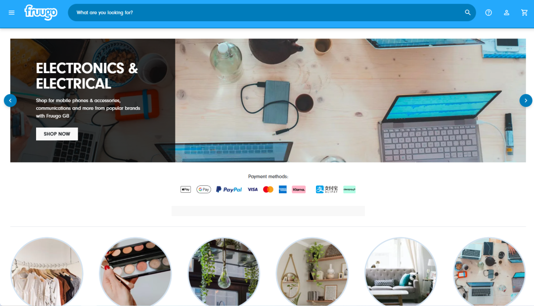 一天一个跨境电商平台：没有广告的FRUUGO