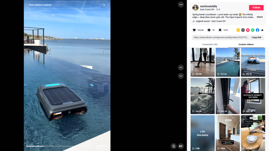 海外红人营销|年收30亿！它把“打扫泳池”做到全球TOP1！