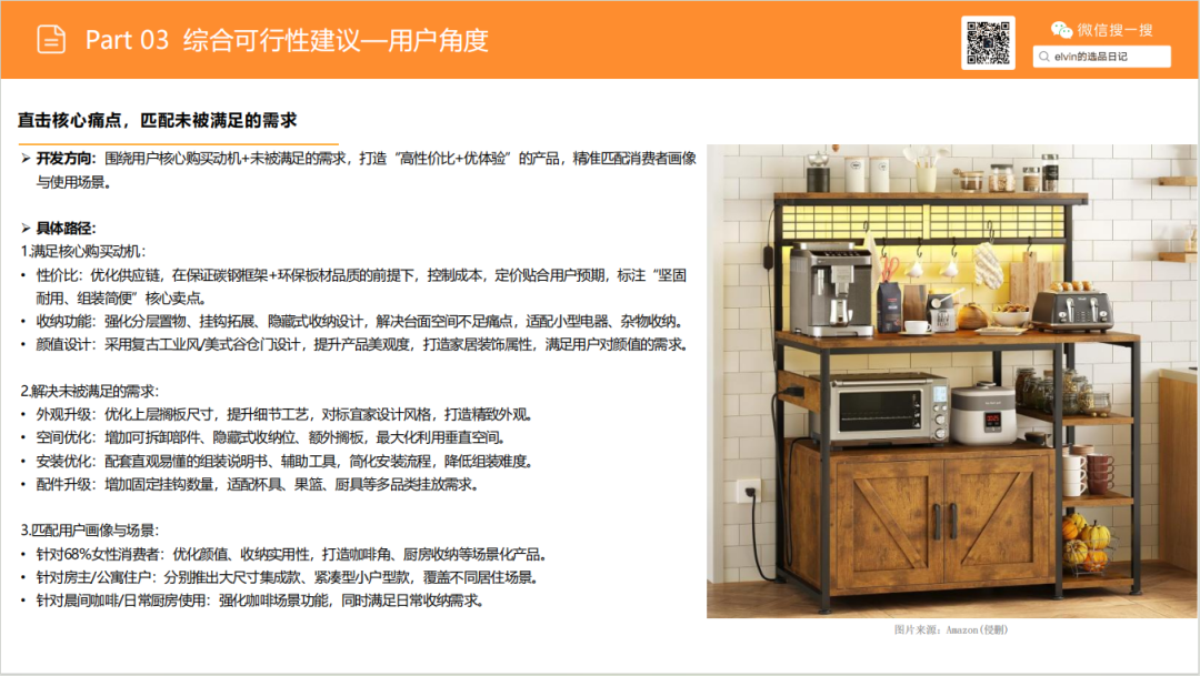 亚马逊选品日记第27期：厨房置物架市场调研报告（细分小场景，打造收纳美学）