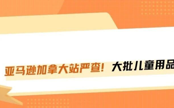 严查亚马逊加拿大儿童学习类目，大批被下架！
