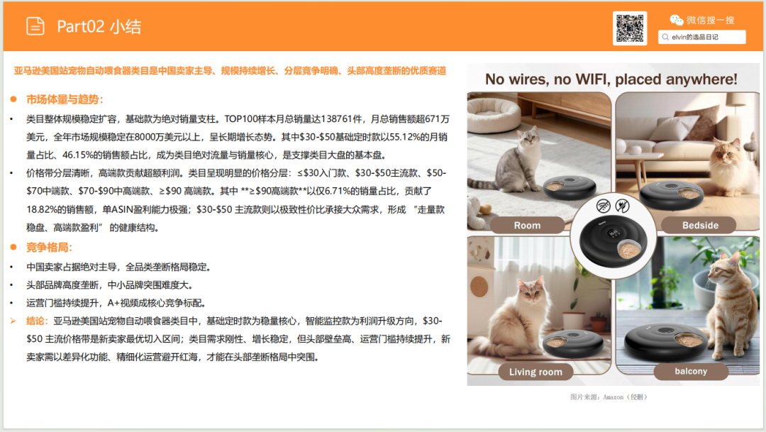 亚马逊选品日记第28期：宠物喂食器市场选品报告