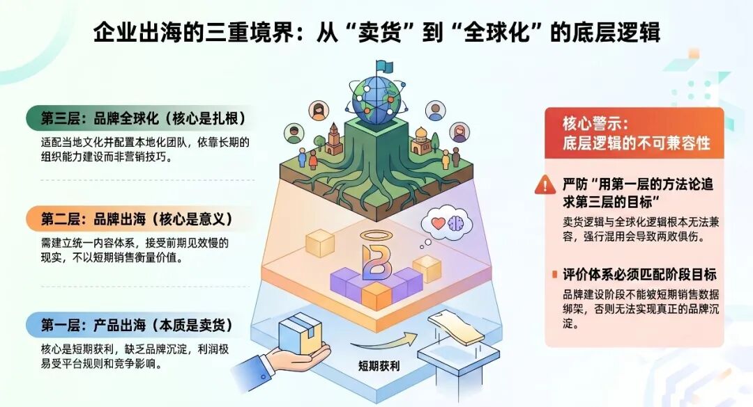 出海三年还在亏？3个层级没想清楚，规模品牌全白费