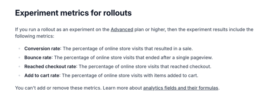 Shopify Rollouts：网站想改又怕掉转化？先用原生测试验证一下