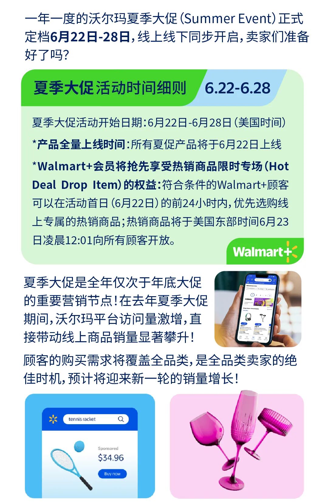 沃尔玛夏季大促定档6月22日-28日!请立即完成这份最终检查清单! 2 沃尔玛夏季大促定档6月22日-28日!请立即完成这份最终检查清单!