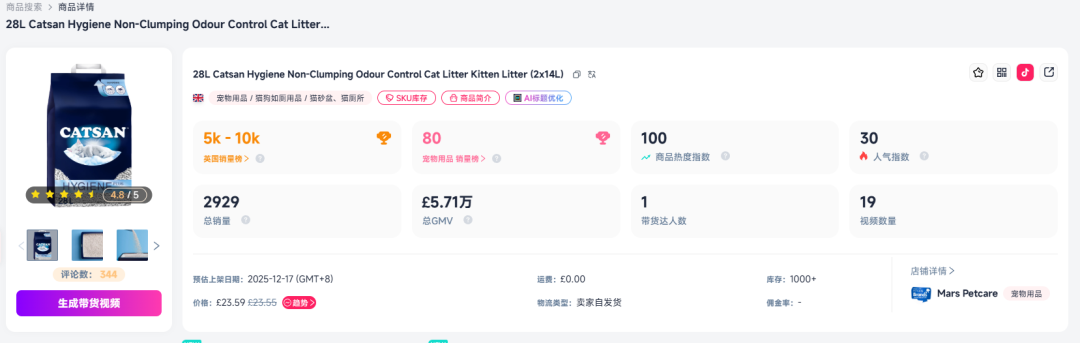 TikTok Shop宠物用品持续扩容，美、英市场哪个更好做？