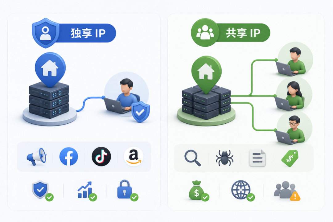 IP 身份全解析:什么是住宅 IP、原生 IP、广播 IP 、静动态IP?不同 IP 身份适合什么业务? 6 IP 身份全解析:什么是住宅 IP、原生 IP、广播 IP 、静动态IP?不同 IP 身份适合什么业务?
