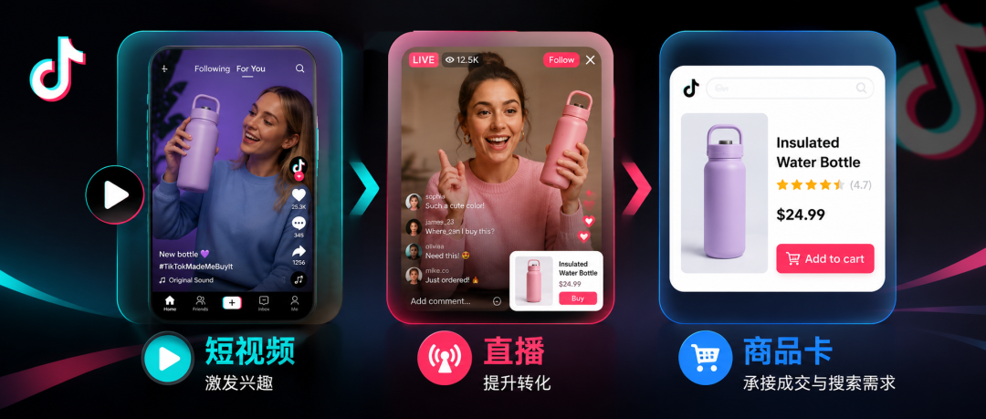 TikTok Shop正在力推商品卡，很多卖家还没意识到，一个新的流量机会已经来了
