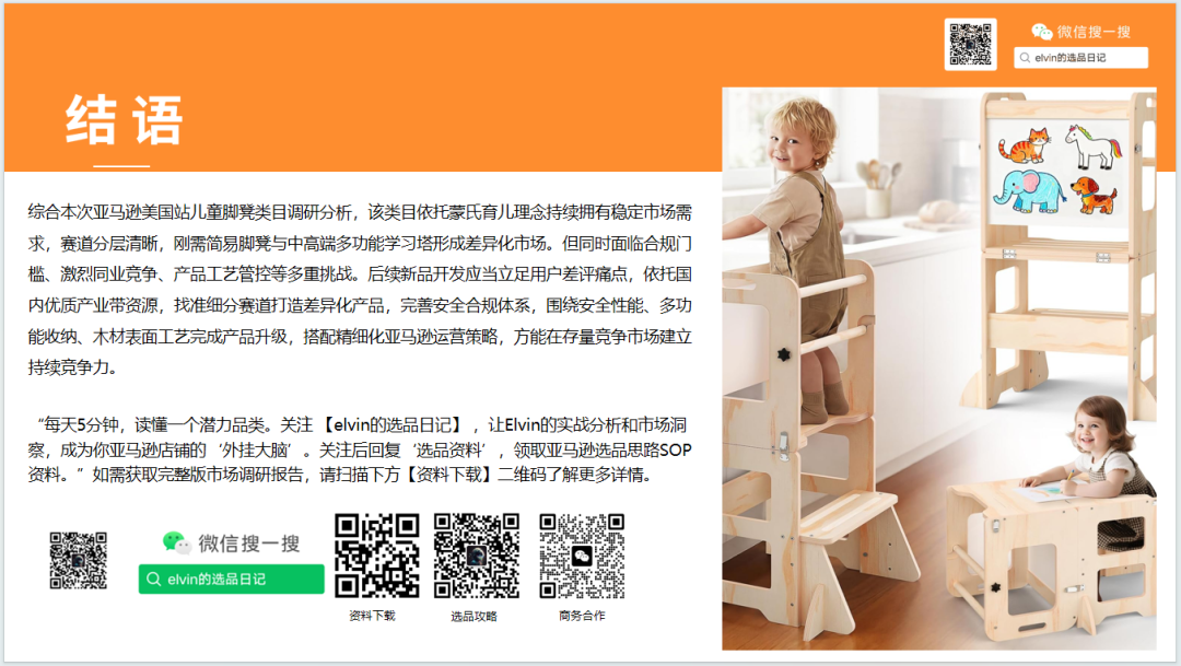 亚马逊选品日记第32期：家具篇—儿童脚凳市场调研报告（蒙氏育儿风口下，家具赛道潜力细分品类）