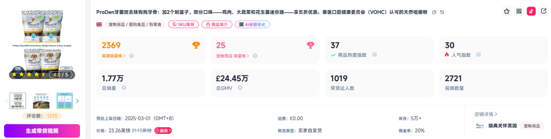 TikTok Shop宠物用品持续扩容，美、英市场哪个更好做？