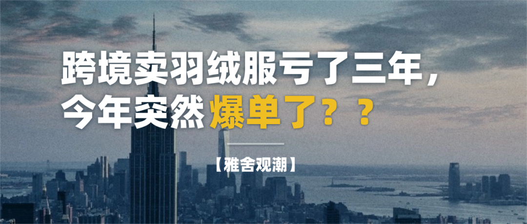 从“劝退”到“真香”羽绒服、童车、箱包,为什么突然成了跨境卖家的新阵地? 1 从“劝退”到“真香”羽绒服、童车、箱包,为什么突然成了跨境卖家的新阵地?