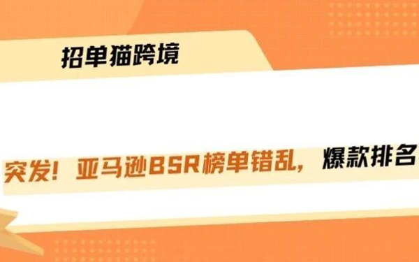 突发！亚马逊BSR榜单崩盘，爆款排名集体暴跌