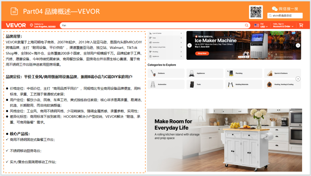 亚马逊选品日记第34期：家具篇—厨房岛台市场调研报告（看似蓝海，实则暗藏玄机）
