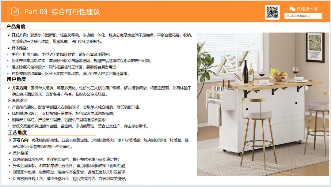 亚马逊选品日记第34期：家具篇—厨房岛台市场调研报告（看似蓝海，实则暗藏玄机）