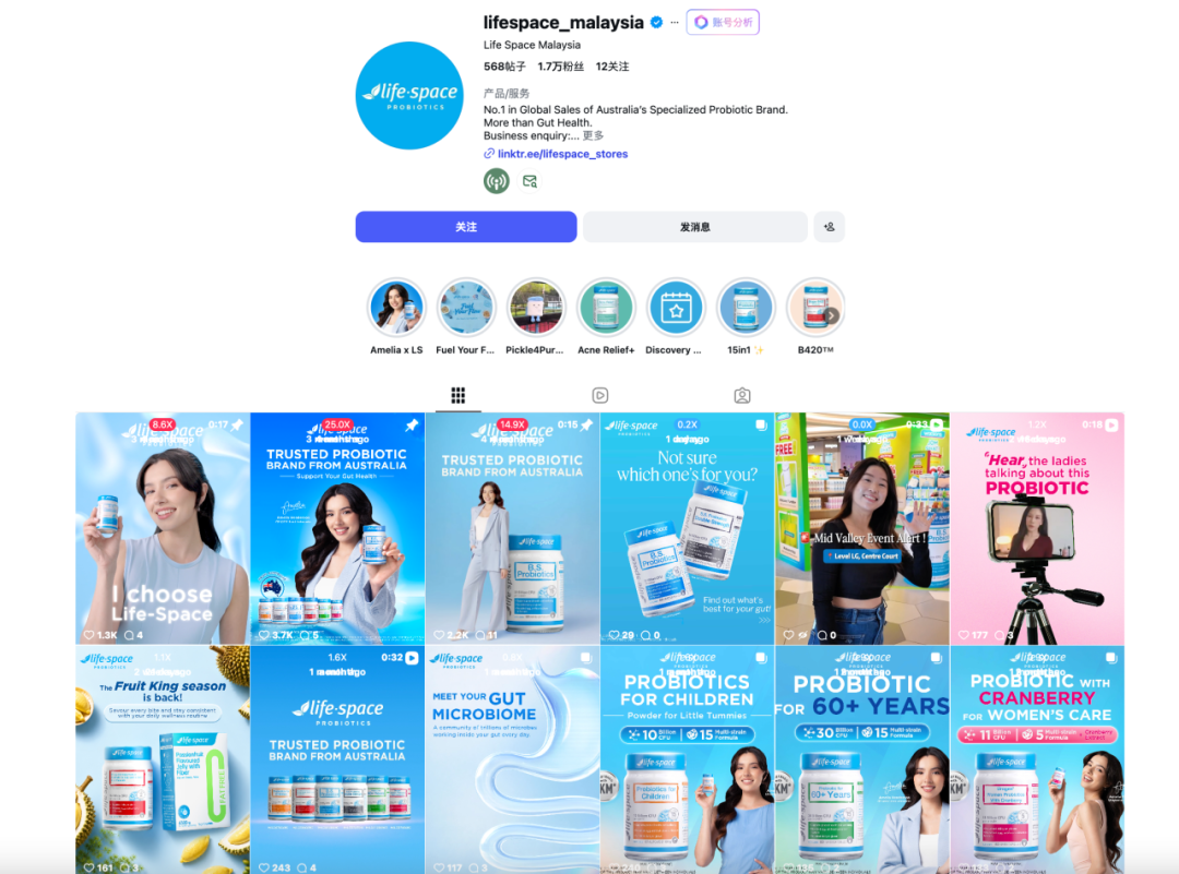 3个红人打法，益生菌品牌Lifespace如何低成本闯美国市场？