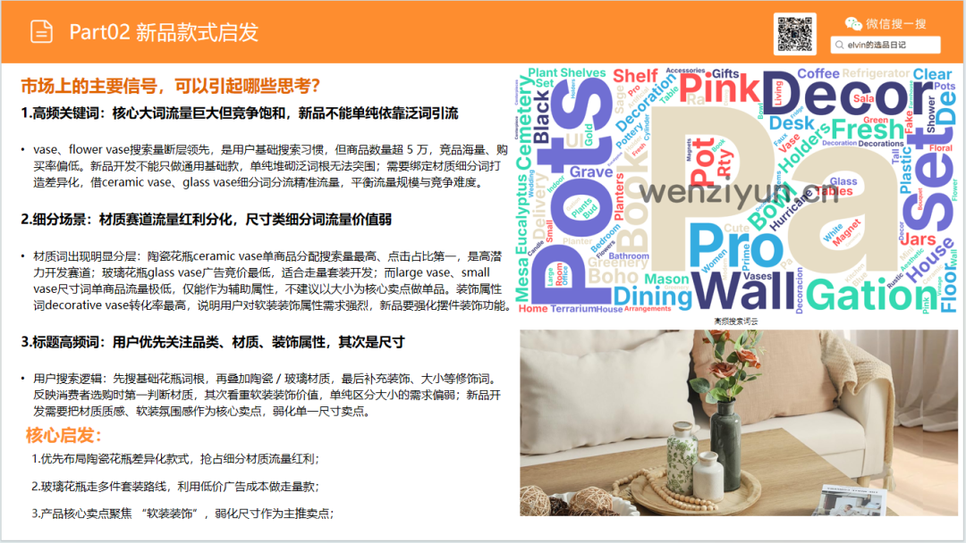 亚马逊选品日记第37期：花瓶类目市场洞察报告（细分器皿破新局，美式软装轻突围）