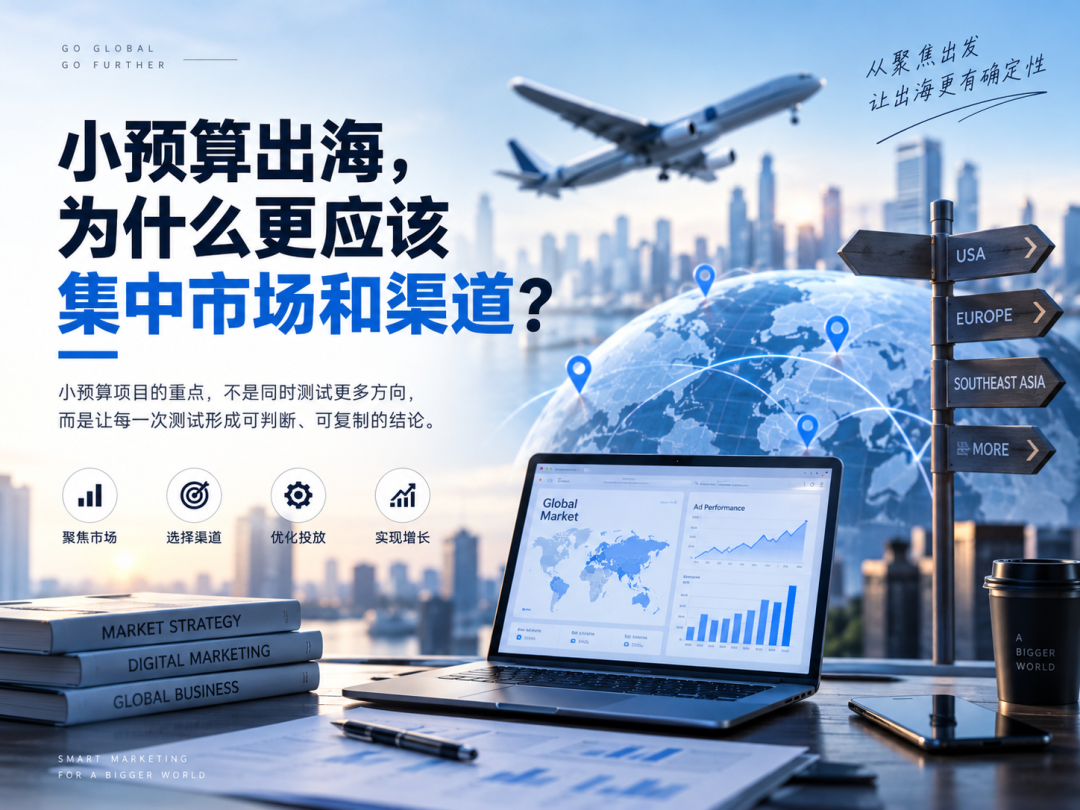 小预算出海，为什么更应该集中市场和渠道？