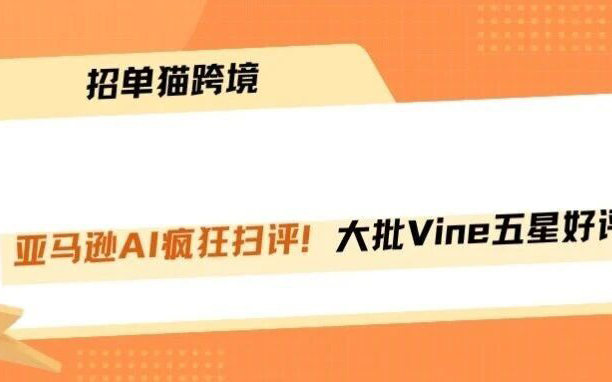 亚马逊AI大扫评，Vine好评正批量消失！！！