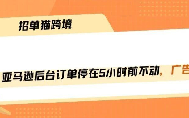 亚马逊后台订单卡死，超5小时不动，广告费却还在烧！！！