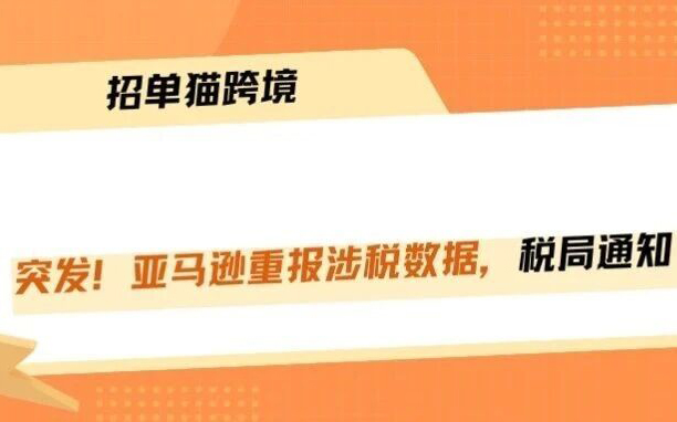 亚马逊重报数据+税局10日整改，卖家这次真的没退路了！