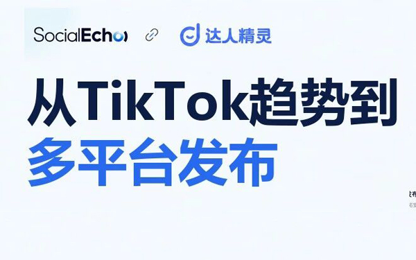从TikTok趋势到多平台发布：跨境卖家的内容运营方法（附工具推荐）
