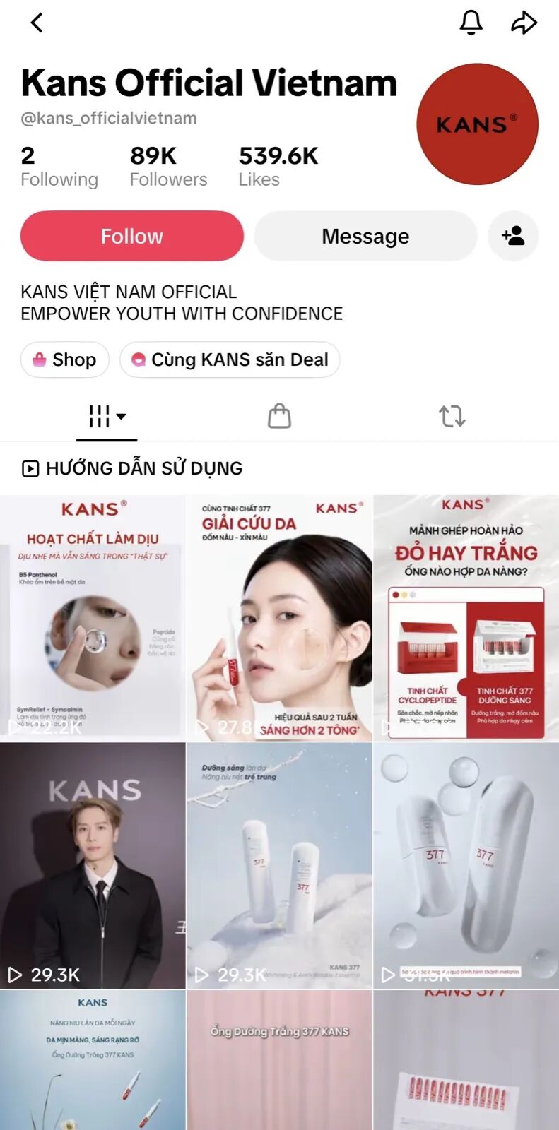 韩束KANS从冷启动到月销百万美元: 中国护肤品牌如何靠本土团队与内容经营打开越南市场 1 韩束KANS从冷启动到月销百万美元: 中国护肤品牌如何靠本土团队与内容经营打开越南市场