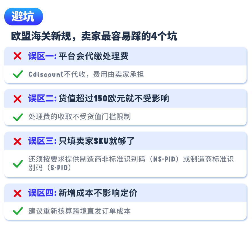直发包裹又要多交一笔钱?! 欧盟海关新规速查：处理费、商品识别码，卖家必看