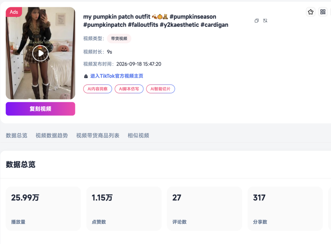 深挖448万美金女装商家：一条内容跑通后，怎么持续放大？