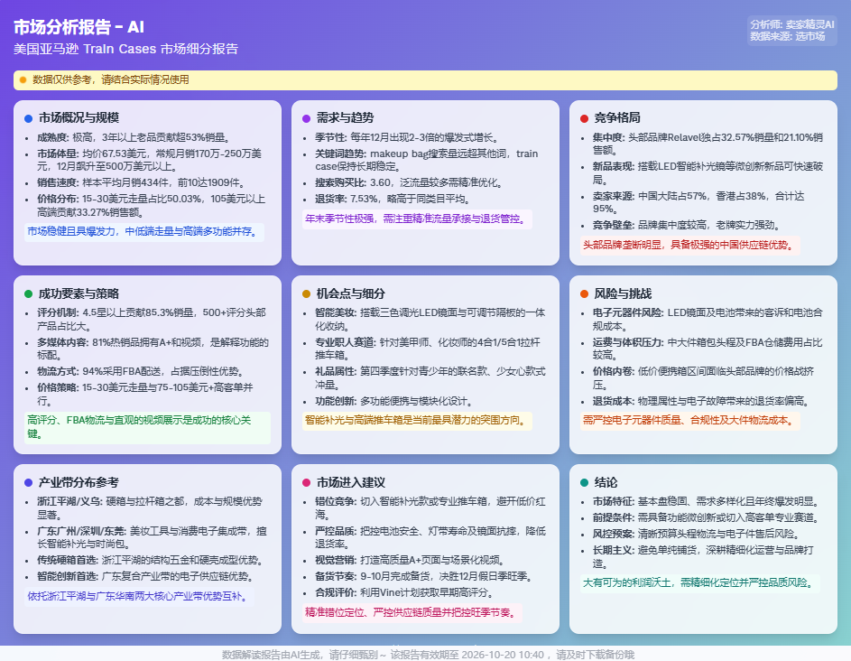 亚马逊市场分析新范式｜卖家精灵 AI 市场洞察实操指南